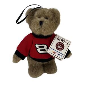 Retired Boyds Bear Racing Family Nascar Driver Dale Earnhart Jr. Ornament Plush